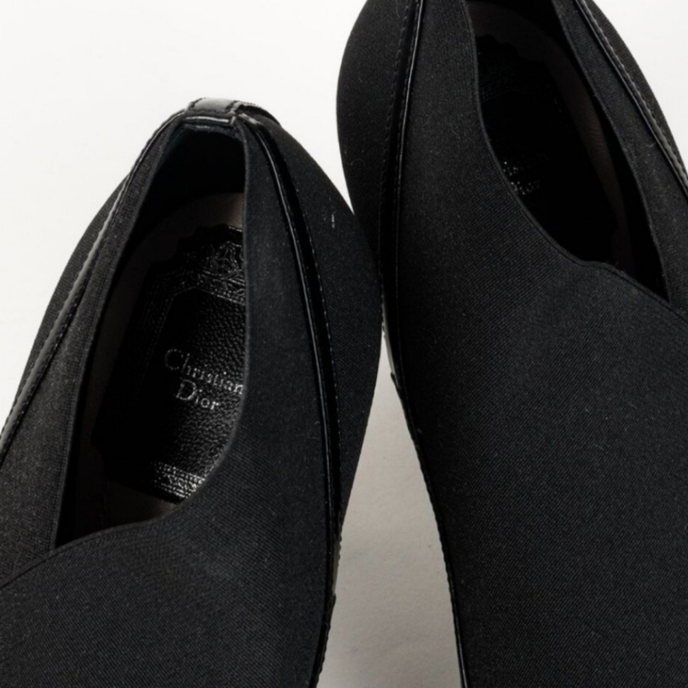 Dior Black Leather Pumpties - Picture 5 of 7